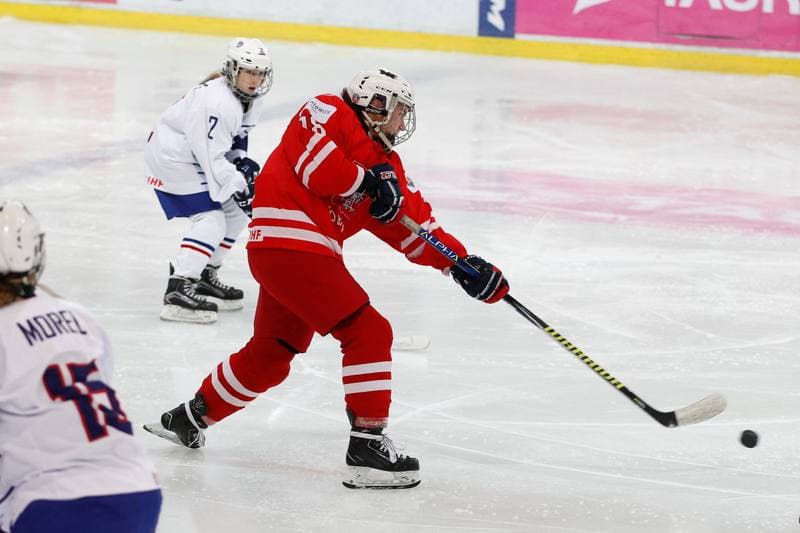 Ice Hockey. Women's U18. Poland - France. 03.01.2018