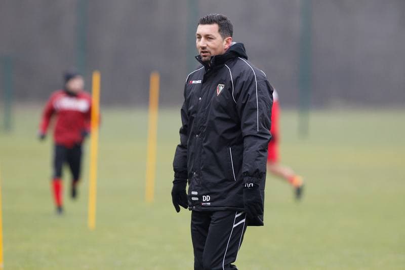 Football. Zaglebie Sosnowiec. Training. 08.01.2018