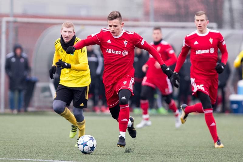 Football. Sparing. MFK Karvina - Gornik Zabrze. 13.01.2018