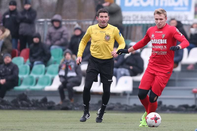 Football. Sparing. Zaglebie Sosnowiec - Cracovia Krakow. 17.01.2018