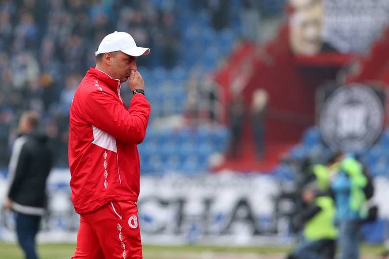 Football. Sparing. Banik Ostrava - Slavia Prague. 10.02.2018