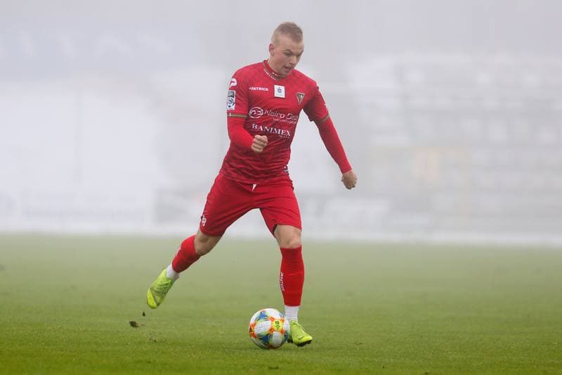 Football. Sparing. Zaglebie Sosnowiec - LKS Lodz. 03.02.2019