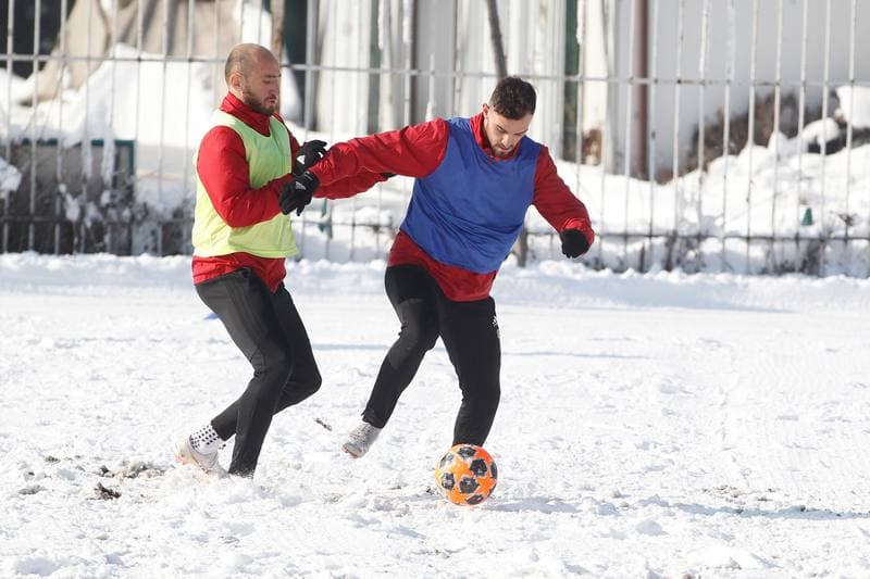 Football. Gornik Zabrze. Training. 05.02.2019