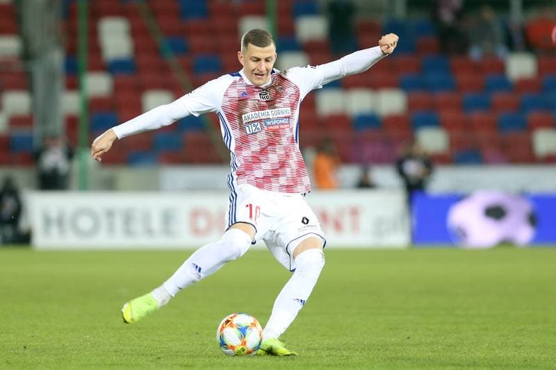 Football. Lotto Ekstraklasa. Gornik Zabrze - Wisla Krakow. 11.02.2019