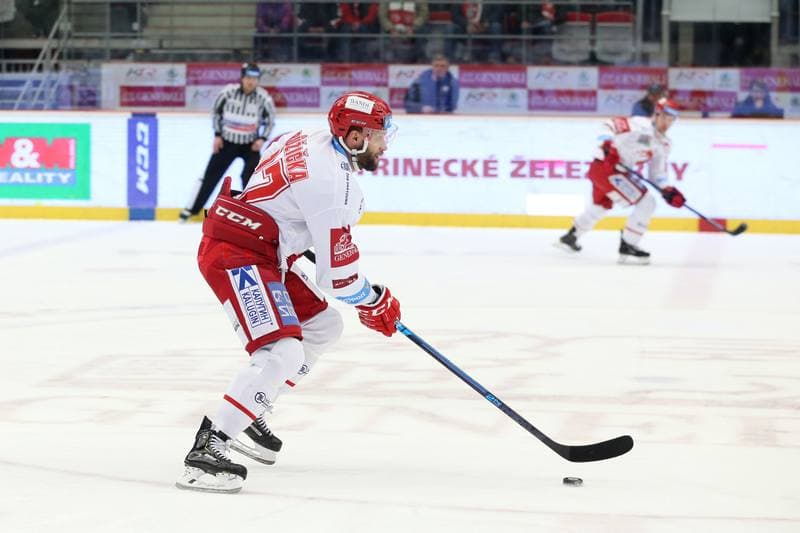 Ice Hockey. Tipsport Extraliga. Ocelari Trinec - Bily Tygri Liberec. 13.02.2019