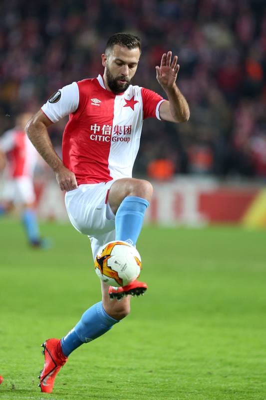 Football. UEFA Europa League. Slavia Prague - KRC Genk. 14.02.2019