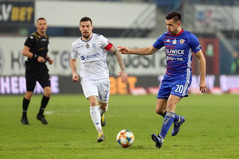 Football. PKO BP Ekstraklasa. Piast Gliwice - Lech Poznan. 15.02.2019