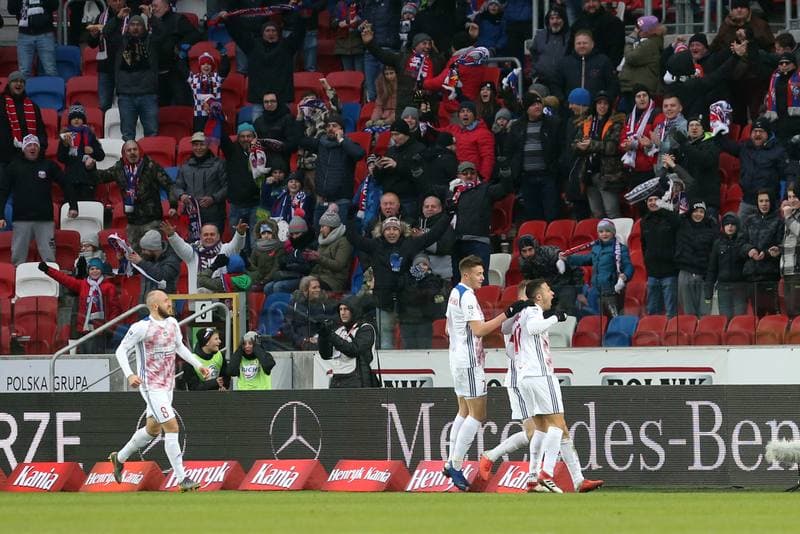 Football. Lotto Ekstraklasa. Gornik Zabrze - Zaglebie Sosnowiec. 23.02.2019