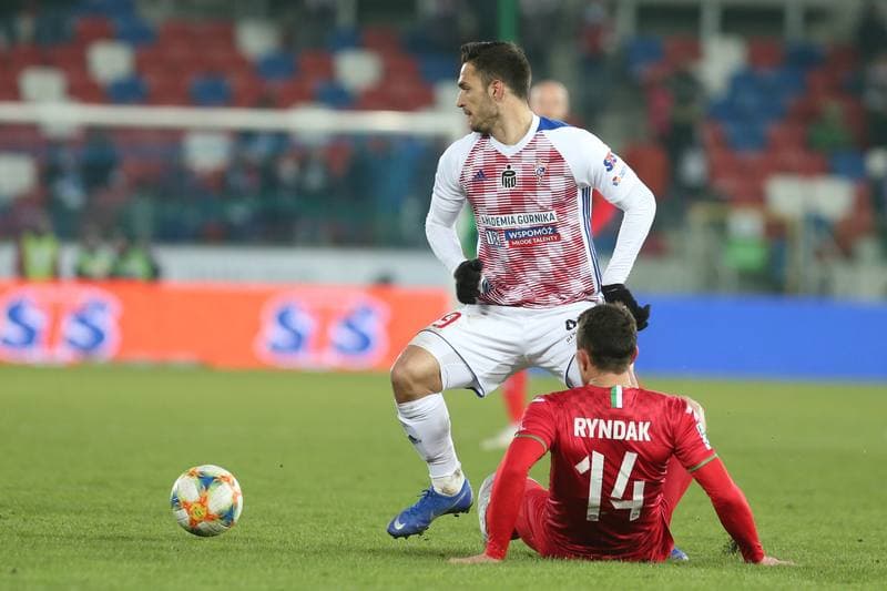 Football. Lotto Ekstraklasa. Gornik Zabrze - Zaglebie Sosnowiec. 23.02.2019