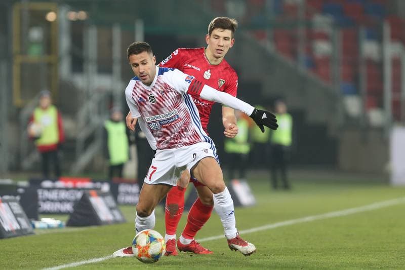 Football. Lotto Ekstraklasa. Gornik Zabrze - Zaglebie Sosnowiec. 23.02.2019
