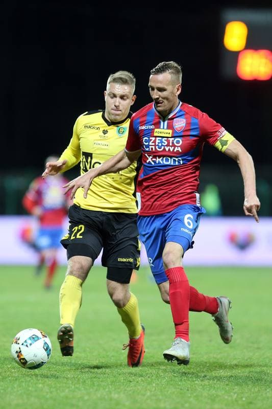 Football. Fortuna I Liga. GKS Katowice - Rakow Czestochowa. 09.03.2019