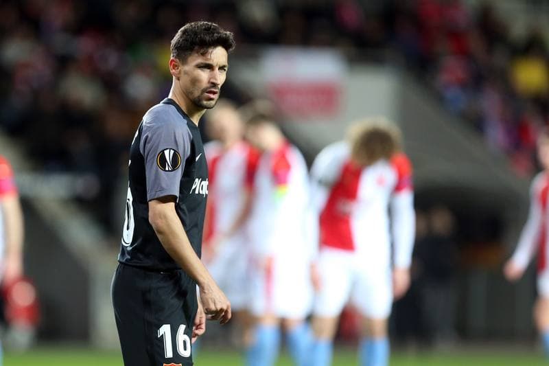 Football. UEFA Europa League. Slavia Prague - Sevilla FC. 14.03.2019