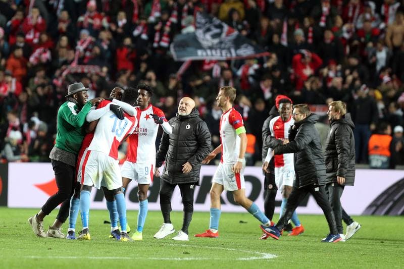 Football. UEFA Europa League. Slavia Prague - Sevilla FC. 14.03.2019