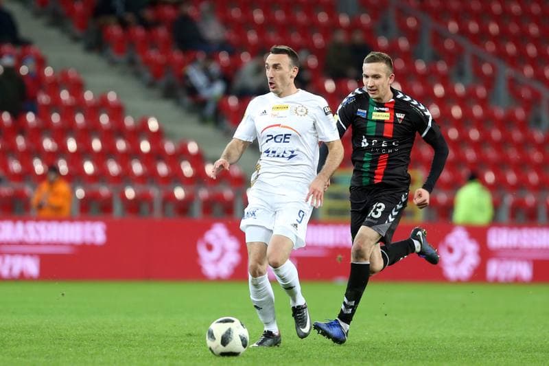 Football. Fortuna I Liga. GKS Tychy - Stal Mielec. 15.03.2019