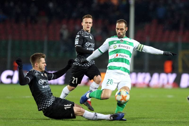 Football. Lotto Ekstraklasa. Zaglebie Sosnowiec - Lechia Gdansk. 16.03.2019