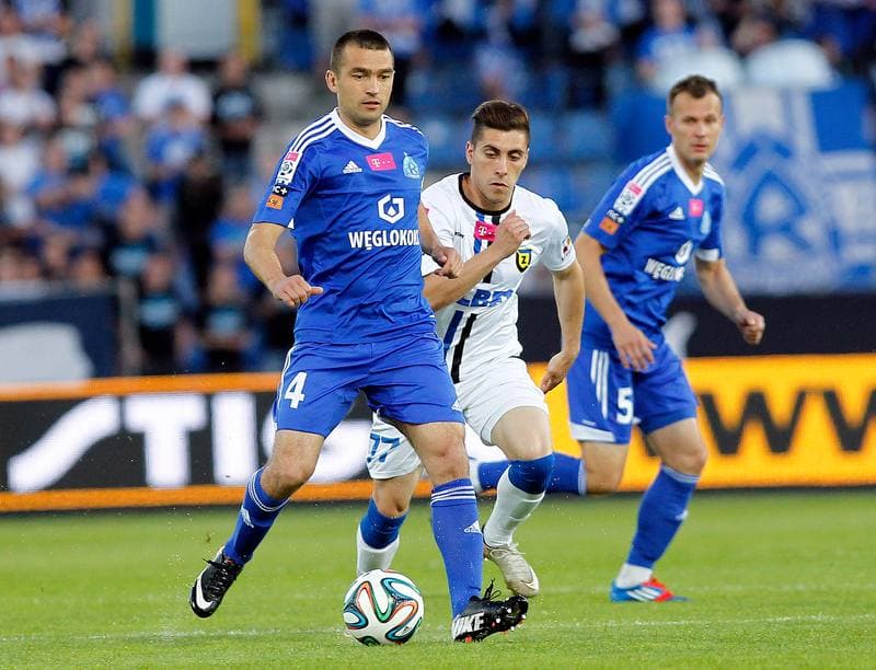 Football. T-Mobile Ekstraklasa. Ruch Chorzow - Zawisza Bydgoszcz. 05.06.2015