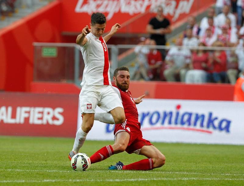 Football. UEFA Euro 2016 Qualifiers. Poland - Georgia. 13.06.2015
