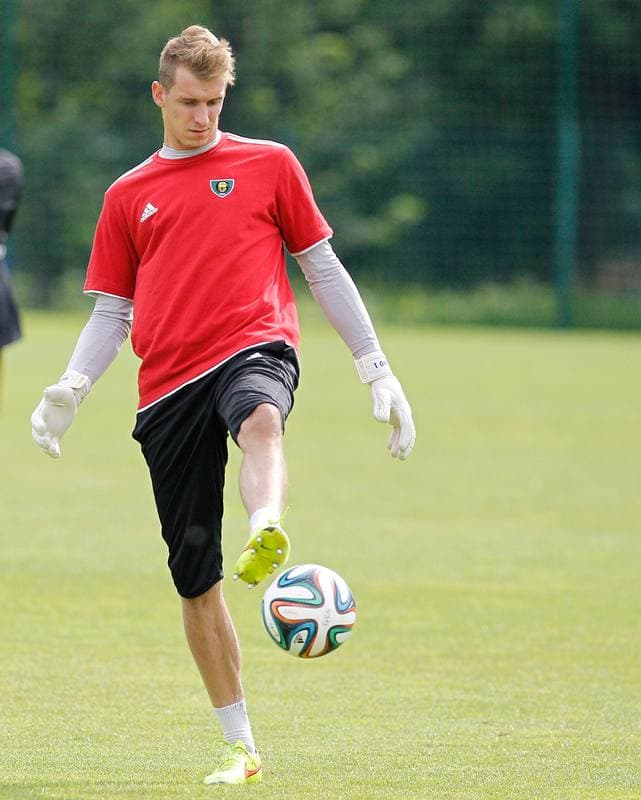 Football. GKS Katowice. Training. 28.05.2015