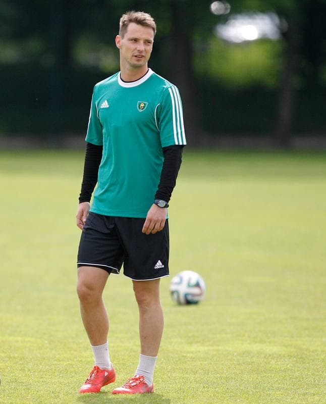 Football. GKS Katowice. Training. 28.05.2015