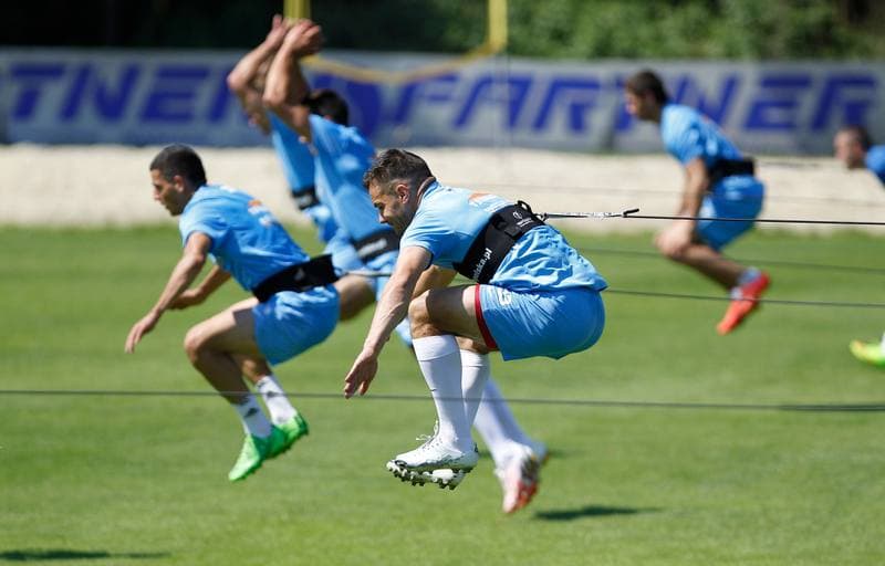Football. Termalica Bruk-Bet Nieciecza. Training. 03.07.2015
