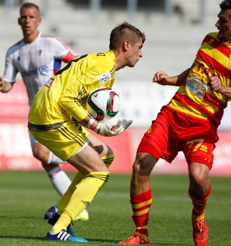 Football. T-Mobile Ekstraklasa. Gornik Zabrze - Jagiellonia Bialystok. 08.08.2014