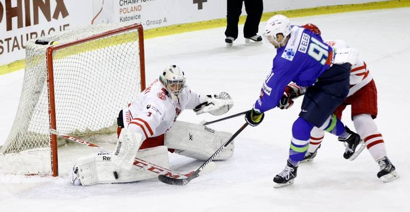 Ice Hockey. Euro Ice Hockey Challenge. Poland - Slovenia. 05.11.2015