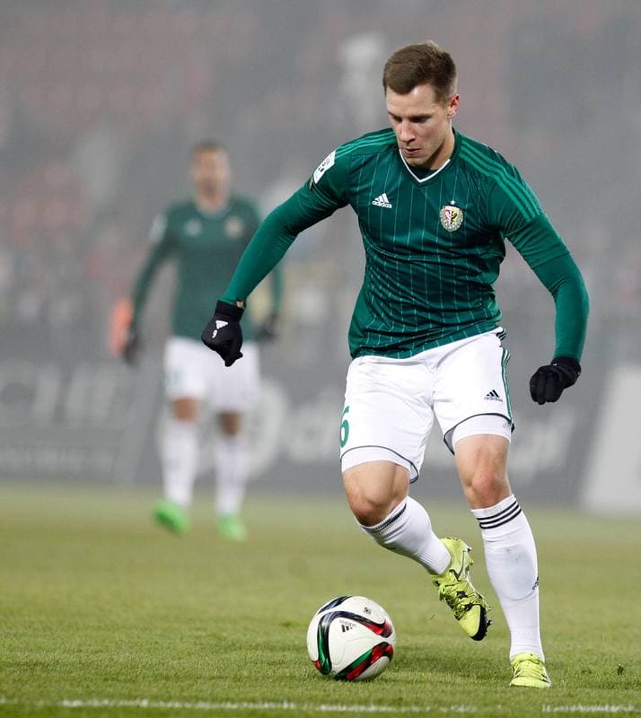 Football. T-Mobile Ekstraklasa. Cracovia Krakow - Slask Wroclaw. 02.03.2014