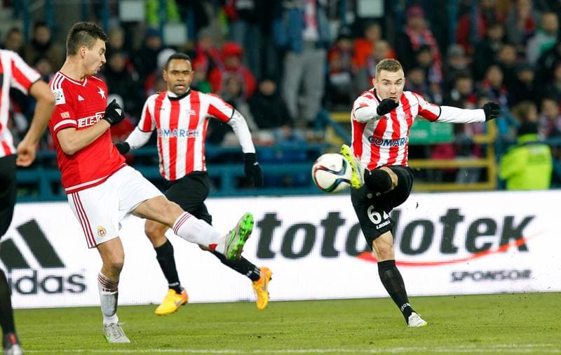 Football. PKO BP Ekstraklasa. Wisla Krakow - Cracovia Krakow. 29.11.2015