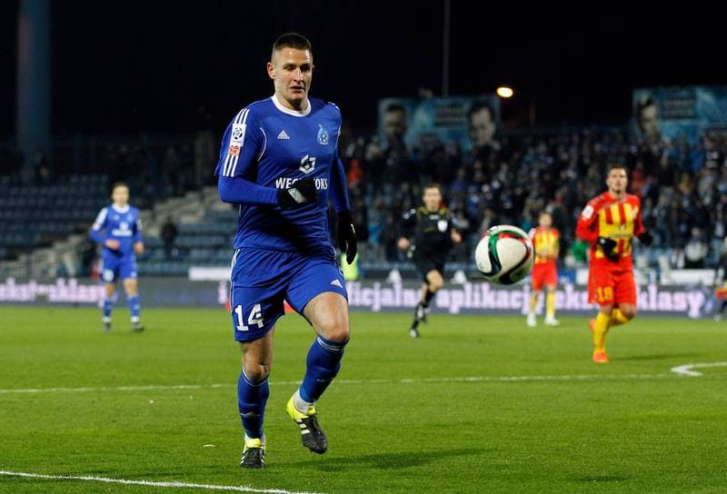 Football. T-Mobile Ekstraklasa. Ruch Chorzow - Korona Kielce. 27.10.2014