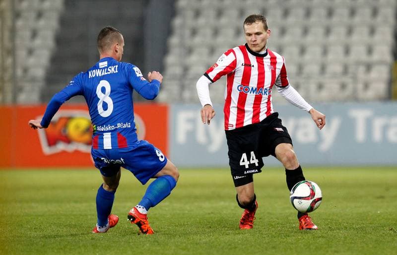 Football. PKO BP Ekstraklasa. Cracovia Krakow - Podbeskidzie Bielsko Biala. 02.12.2015