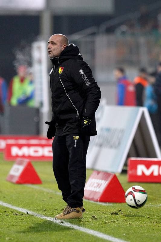 Football. PKO BP Ekstraklasa. Termalica Bruk-Bet Nieciecza - Jagiellonia Bialystok. 16.12.2015