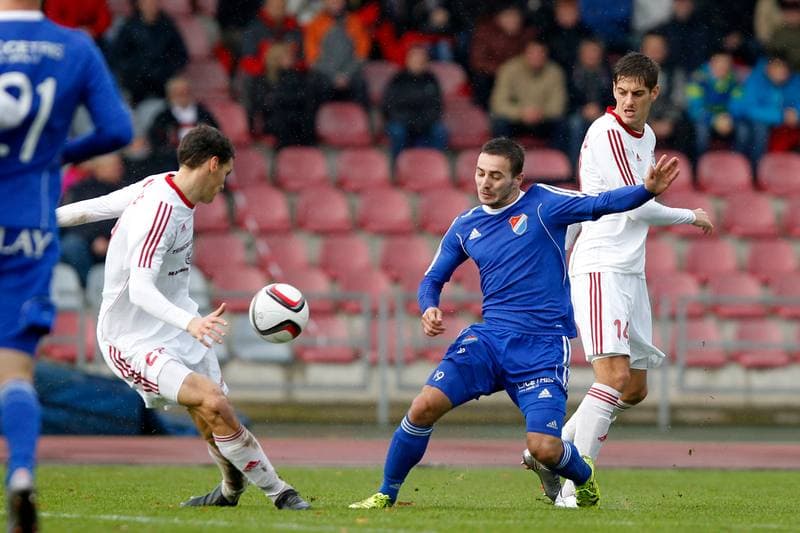 Football. Fortuna Narodni Liga. FK Fotbal Trinec - Banik Ostrava. 19.11.2016