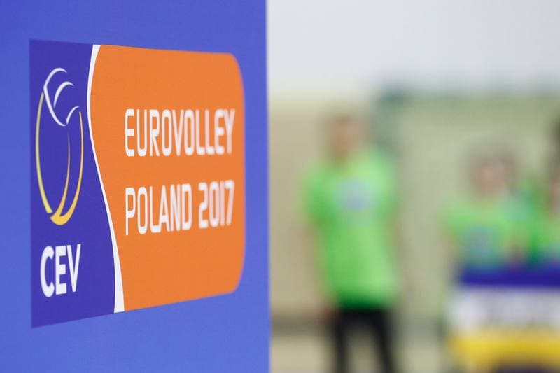 Volleyball. European Championship. Promotional Action. 05.12.2016