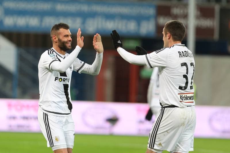 Football. Lotto Ekstraklasa. Piast Gliwice - Legia Warsaw. 11.12.2016