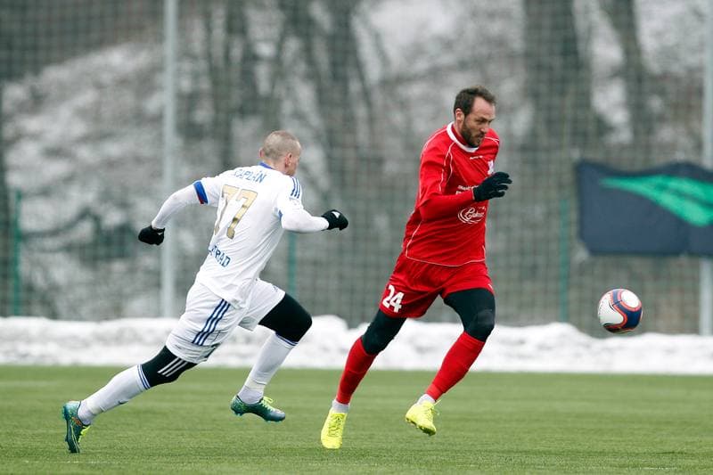 Football. Sparing. FK Poprad - Podbeskidzie Bielsko-Biala. 20.01.2017