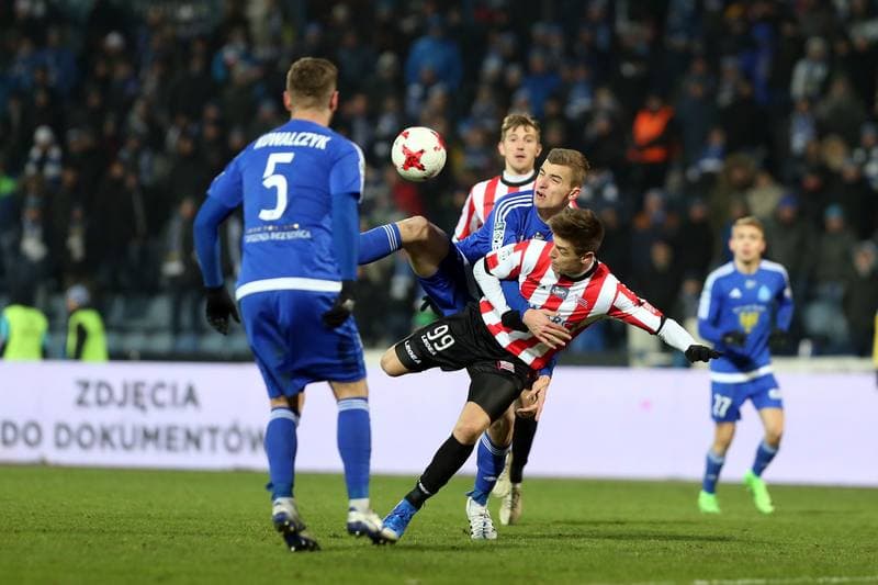 Football. Lotto Ekstraklasa. Ruch Chorzow - Cracovia Krakow. 10.02.2017