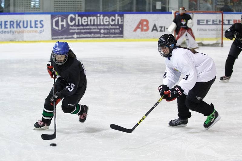 Ice Hockey. Girls Global Game. White Team - Black Team. 18.02.2017