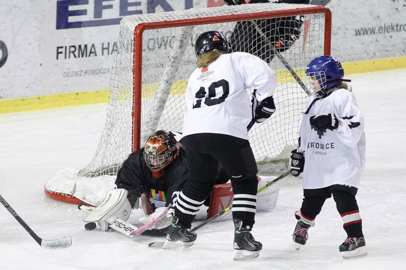 Ice Hockey. Girls Global Game. White Team - Black Team. 18.02.2017