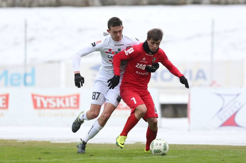 Football. Zaglebie Sosnowiec. Internal Game. 18.02.2017