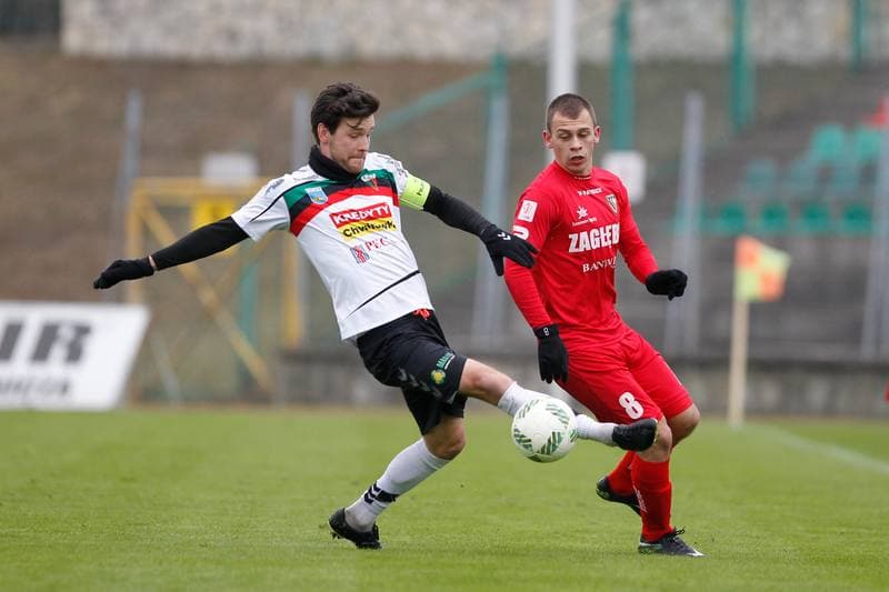 Football. Sparing. Zaglebie Sosnowiec - GKS Tychy. 25.02.2017