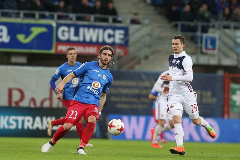 Football. Lotto Ekstraklasa. Piast Gliwice - Wisla Krakow. 04.03.2017