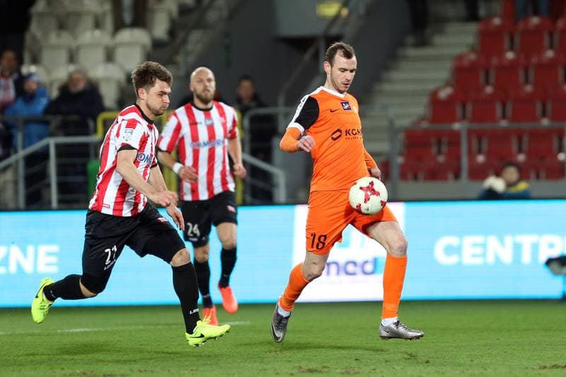 Football. Lotto Ekstraklasa. Cracovia Krakow - Zaglebie Lubin. 13.03.2017