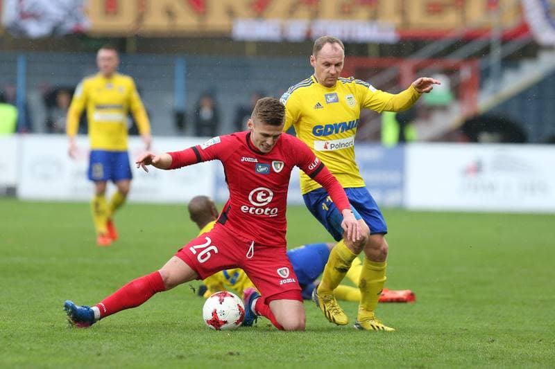 Football. Lotto Ekstraklasa. Piast Gliwice - Arka Gdynia. 18.03.2017
