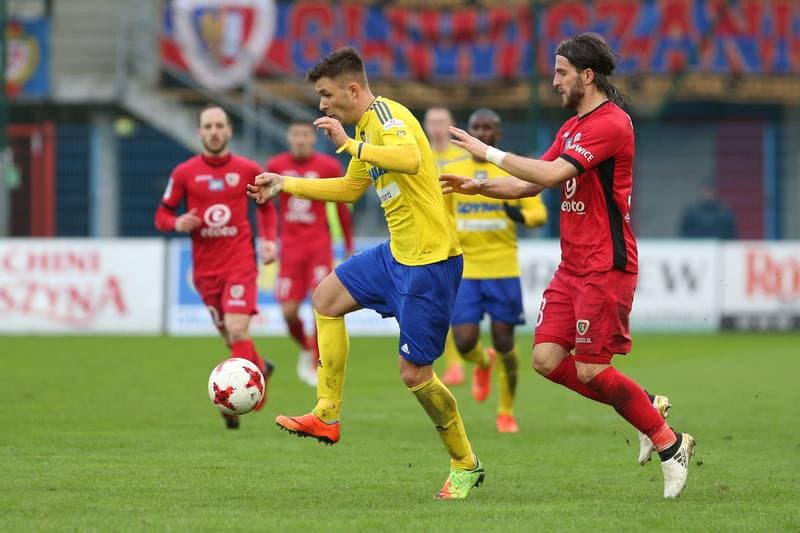 Football. Lotto Ekstraklasa. Piast Gliwice - Arka Gdynia. 18.03.2017