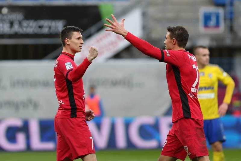 Football. Lotto Ekstraklasa. Piast Gliwice - Arka Gdynia. 18.03.2017