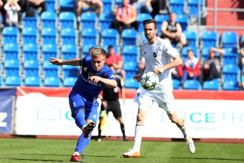 Football. Fortuna Narodni Liga. Banik Ostrava - FC Vlasim. 02.04.2017