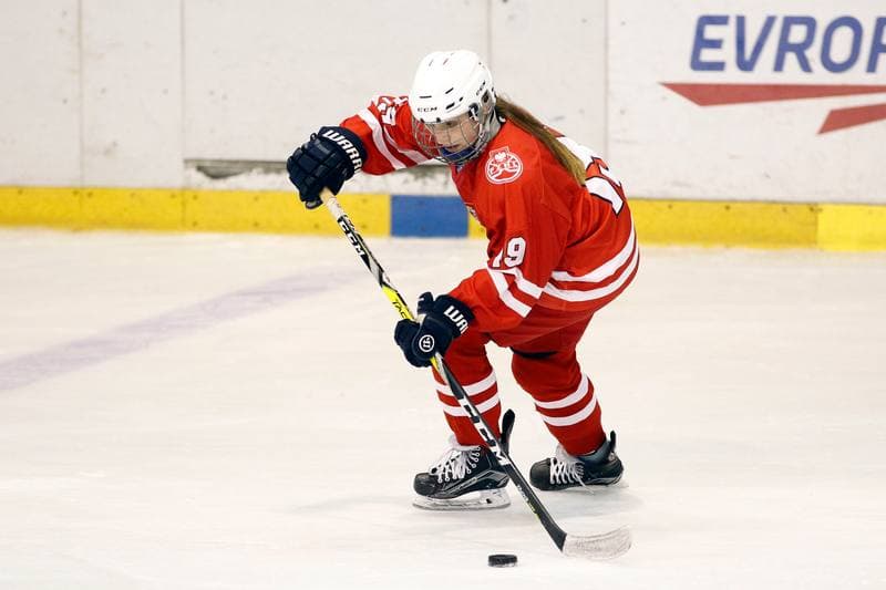 Ice Hockey. Women's Friendly Match. Poland - Ontario. 04.04.2017