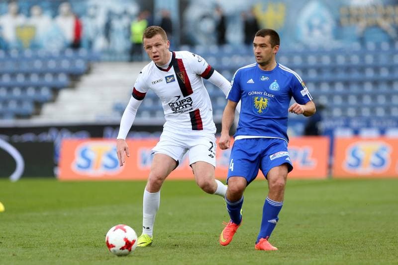 Football. Lotto Ekstraklasa. Ruch Chorzow - Pogon Szczecin. 15.04.2017