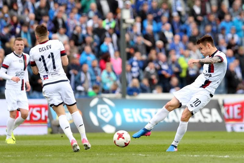 Football. Lotto Ekstraklasa. Ruch Chorzow - Pogon Szczecin. 15.04.2017