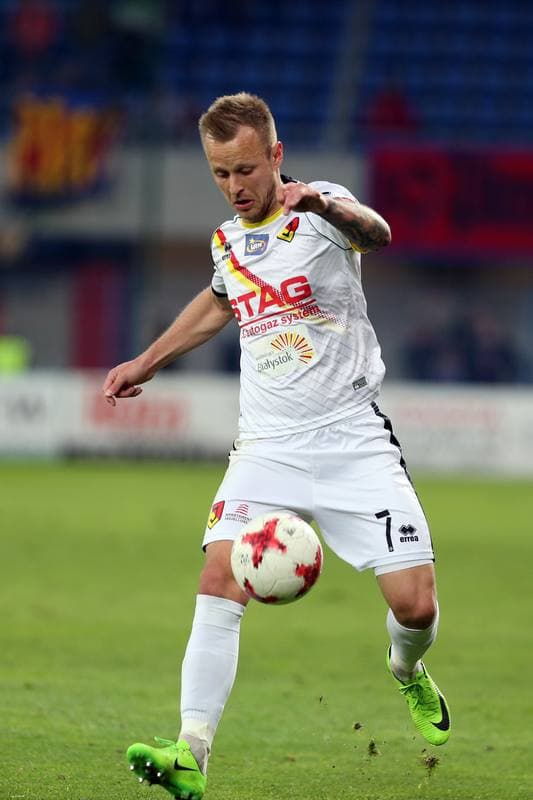 Football. Lotto Ekstraklasa. Piast Gliwice - Jagiellonia Bialystok. 22.04.2017